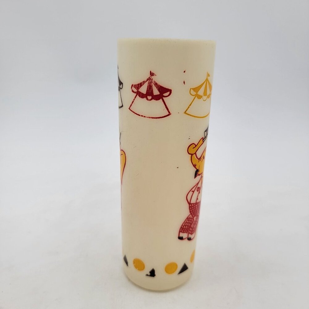 Vintage Mid-Century Modern Circus Themed Tumblers Set Of 6 - Picture 15 of 16
